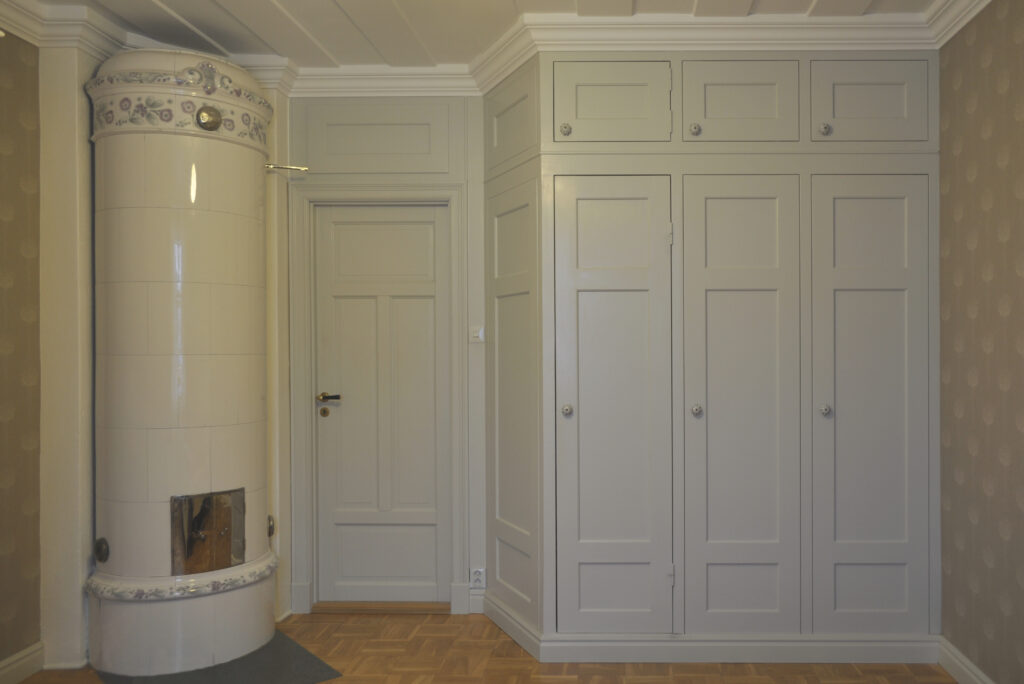Site-built wardrobes.